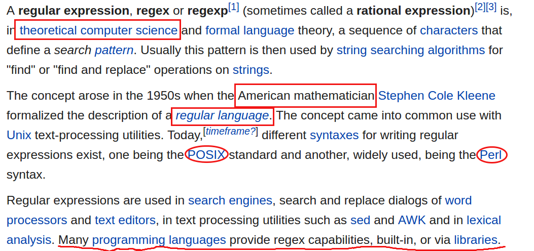 regular expression