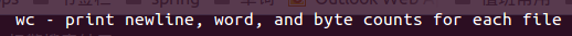 wc命令 wc命令